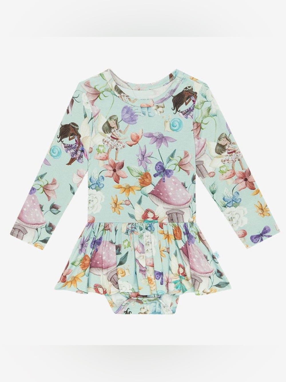 NWT Posh Peanut Faye Bamboo Twirl Skirt Bodysuit Dress Fairies 3-6M - Picture 2 of 7